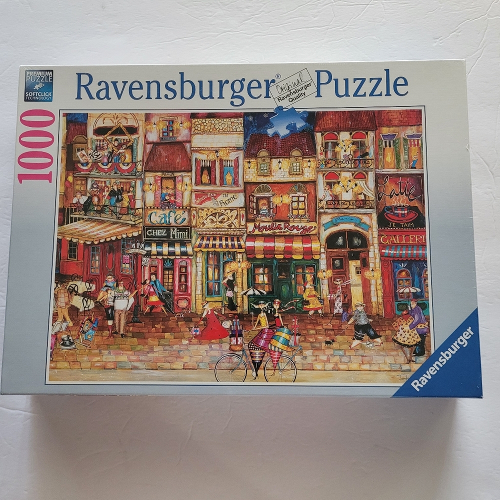 Ravensburger Streets of France 1000 Piece Jigsaw Puzzle for Adults - Picture 4 of 5